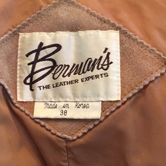 Vintage Berman’s Suede Fringe Jacket - Picture 6 of 8